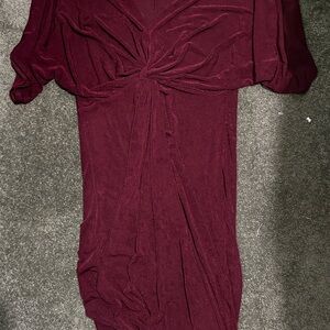 Fashion Nova Deep Red Dress